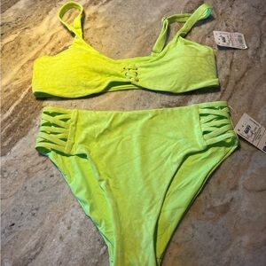 Neon Green Bikini Set
